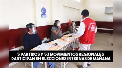 Jne Partidos Movimientos Regionales Y Una Alianza Electoral