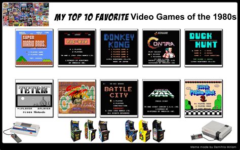 My Top 10 Favorite Video Games Of 1980s By Polskienagrania1990 On