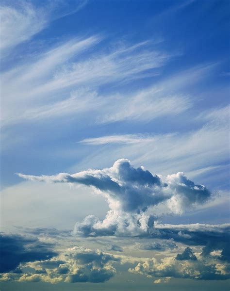 Anvil Shaped Cumulus Cloud Aerial View By Darryl Torckler