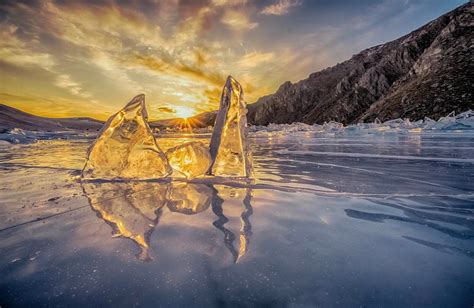 Download Nature Reflection Ice Hd Wallpaper