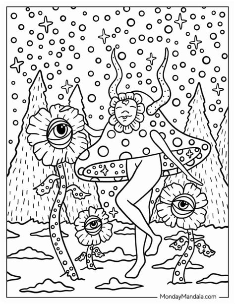 20 Trippy Coloring Pages Free Pdf Printables