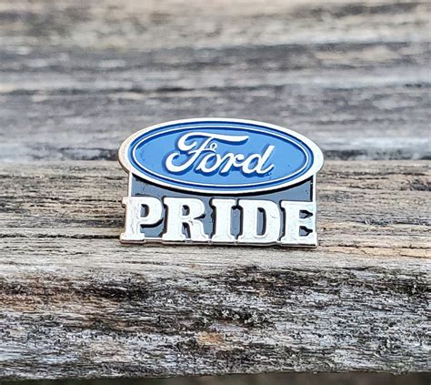 Vintage Ford Pride Pin Car Automobile T For Dad Etsy