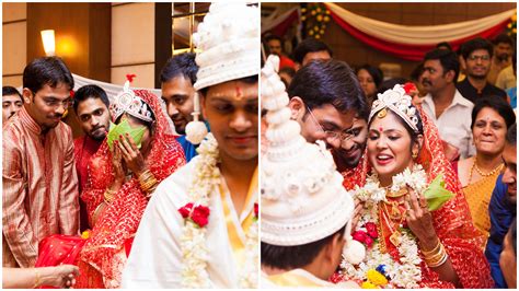 Traditional Bengali Wedding Ritual Saat Paak And Shubho Drishti