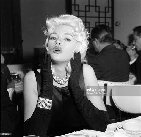 actress jayne mansfield poses during a liberace party in los news photo getty images