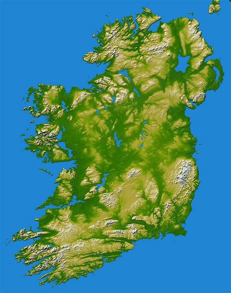 Topography Ireland Geografie Van Ierland Wikipedia Agent Orange