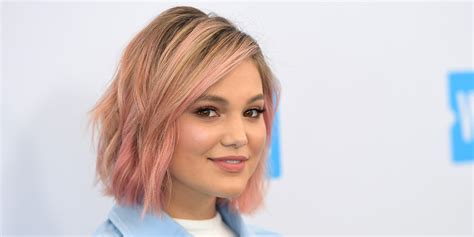 Olivia Holt Rocks Pink Hair For We Day California 2018 Jordan Fisher