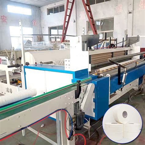 Tissue Paper Make Machinery Of China Fully Automatic Toilet Paper Rewinding Cutting Packing
