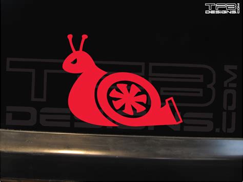 Turbo Snail Decal Several Sizes Jdm Decal Vinyl Sticker Tfb Designs