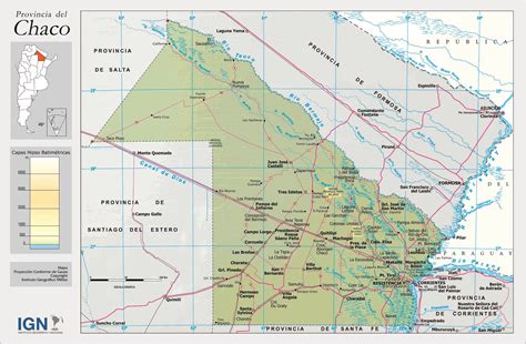 Luego la industria fue cobrando un lugar cada vez más importante hasta que comenzó a perder vigor a mediados de la década. Archivo:Chaco mapa provincial IGN.jpg - ECyT-ar