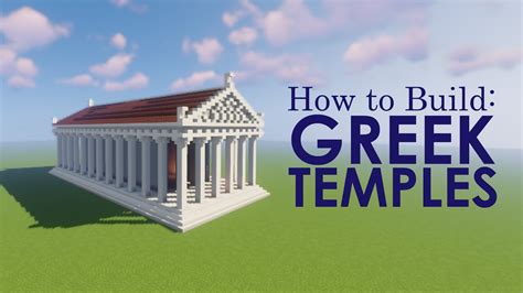 How To Build Greek Temples In Minecraft By An Architecture Student