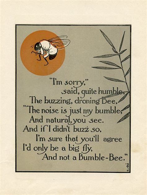 The Buzzing Droning Bee Bee Poem Bee Quotes Poems