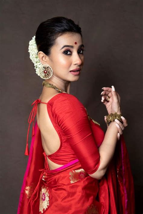 Monami Ghosh In 2022 Saree Style Fashion