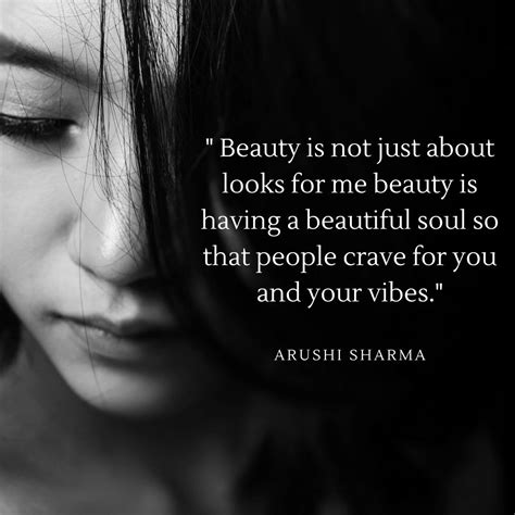 A Womans Face With Her Eyes Closed And The Words Beauty Is Not Just