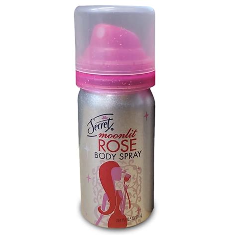 Ragupel Secret Moonlit Rose Body Spray Net Wt 05 Oz