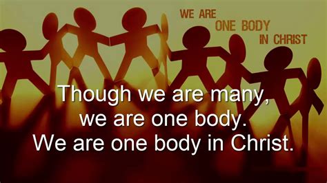 We Are One Body In Christ Edited Tom Inglis 1993 1993 Lyrics Youtube