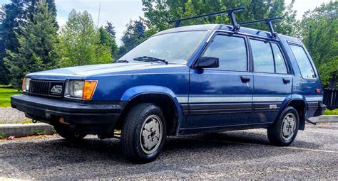 1986 Toyota Tercel Sr5 Awd 4dr Wagon Manual 6 Speed Awd I4 15l