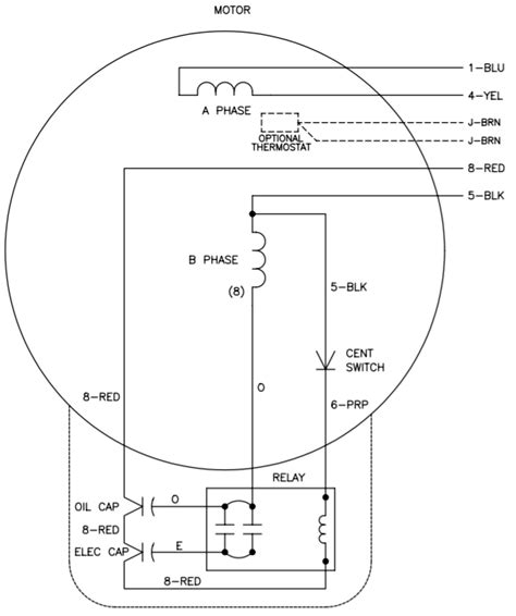 Wiring Diagram 230v Single Phase Motor With Start And Run Wiring