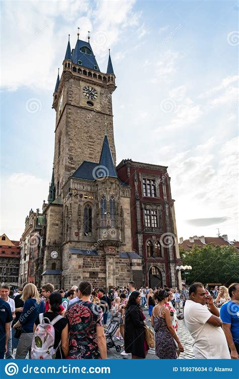 Old Town City Hall Prague In Czech Republic Editorial Stock Image