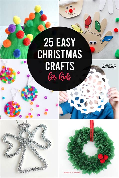 25 Adorable Christmas Crafts For Kids Its Always Autumn