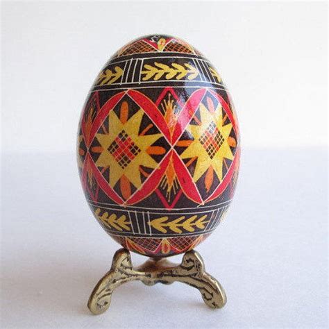 Ukrainian Pysanka Egg Slavic Folk Art Handmade Thoughtful T