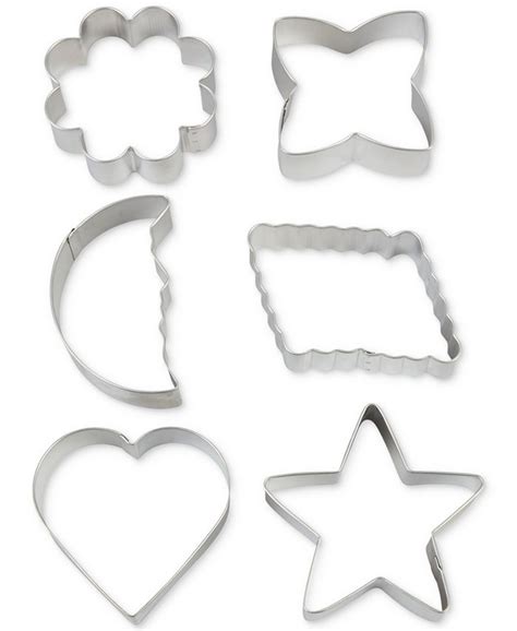 Wilton 6 Pc Classic Shapes Cookie Cutter Set And Reviews Bakeware