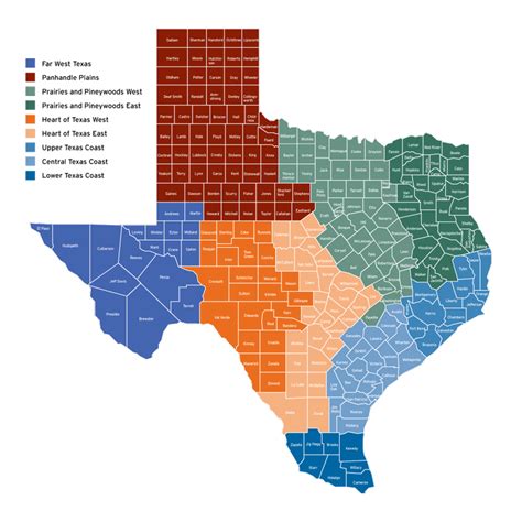 Regional Tournament Map — Texas Parks And Wildlife Department