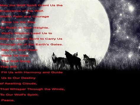 Wolf Spirit Poem