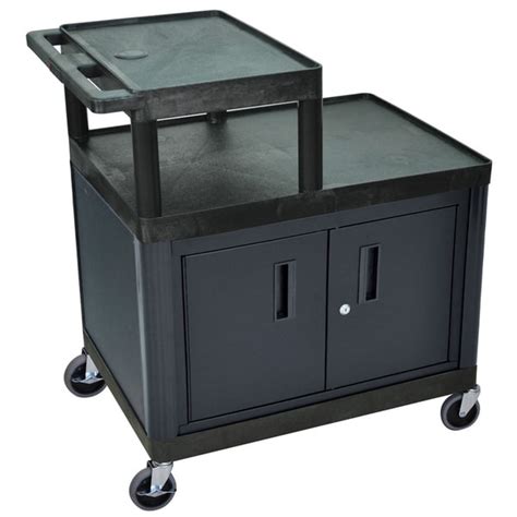 Shop Luxor Mobile Workstation Projector Cart Free Shipping Today