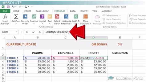 How To Create A Cell Reference In Excel