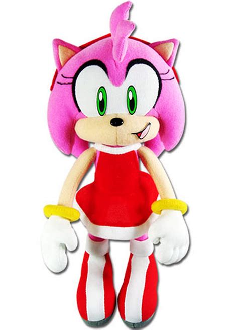 Ge Animation Ge Sonic The Hedgehog Amy Rose In Red Dress Stuffed Plush Buy Online In