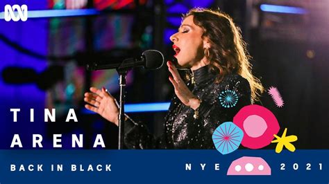Tina Arena Back In Black Cover Sydney New Year S Eve 2021 YouTube