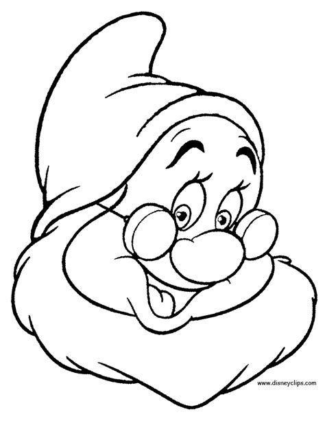 Sleepy Dwarf Coloring Coloring Pages