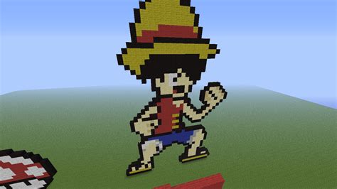 Monkey D Luffy Pixel Art One Piece Minecraft Project The Best Porn