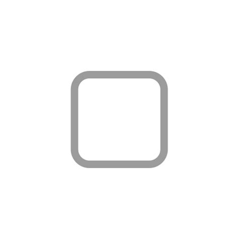 White Small Square Flat Icon Fluentui Emoji Flat Iconpack Microsoft