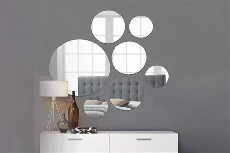 How To Arrange Circle Mirrors On Wall Mirror Ideas