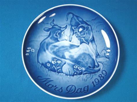 1989 Mothers Day Bandg Bing And Grondahl Mors Dag Plate Copenhagen