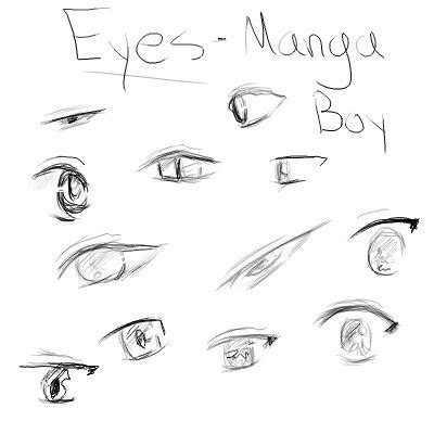 For the male anime eyes, draw the eyelids so they overlap your eyeball. How To Draw Anime Boy Eyes Step By Step