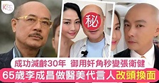65歲李成昌做醫美代言人「改頭換面」減齡30年御用奸角秒變張衛健