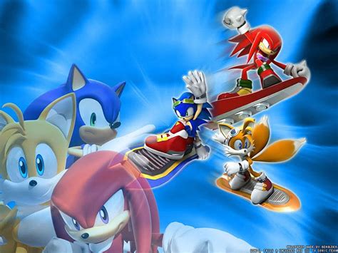 Sonic Riders Awesome Knuckles Sonic Tails Hd Wallpaper Peakpx