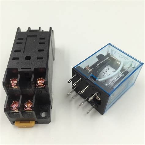 5pcs Relay My2nj 220240v Ac Small Relay 10a 8pin Coil Dpdt With Socket