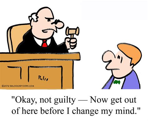 Baloos Cartoon Blog Judge Cartoon