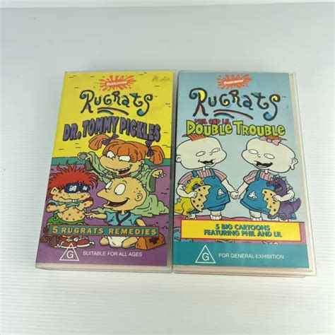 NICKELODEON RUGRATS VHS Dr Tommy Pickles Phil And Lil Double Trouble