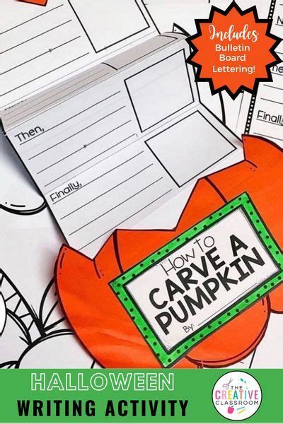 How To Carve A Pumpkin Writing Activity The Creative Classroom