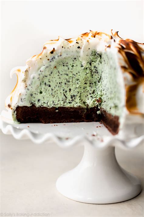 Baked alaska, also known as omelette norvégienne, omelette surprise, or omelette sibérienne depending on the country, is a dessert consisting of ice cream and cake topped with browned meringue. Brownie Baked Alaska + Video - Sallys Baking Addiction