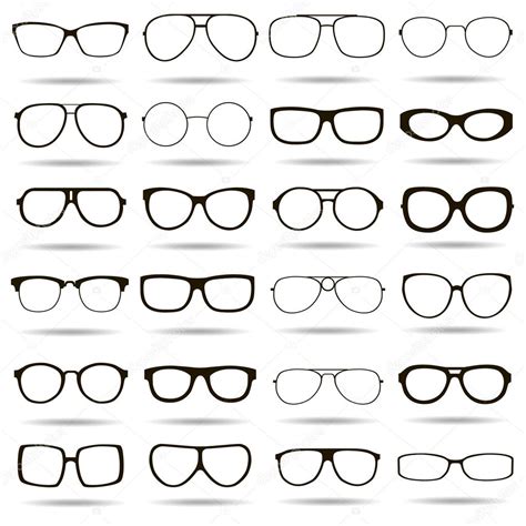 24 highly detailed glasses icons — stock vector © radzko 57923197