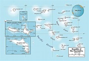 Political map of Marshall Islands | Marshall Islands | Oceania ...