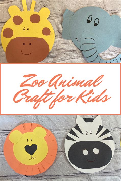 Zoo Animal Crafts For Kids Mama Of Minis
