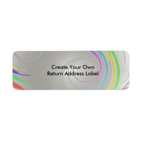 Create Your Own Return Address Label Zazzle