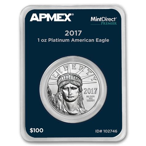 Buy 2017 1 Oz American Platinum Eagle Mintdirect Premier Single Apmex