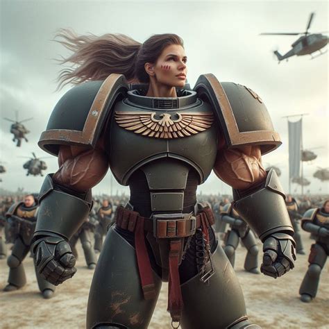 Warhammer 40k Female Space Marines By Nothus1 On Deviantart
